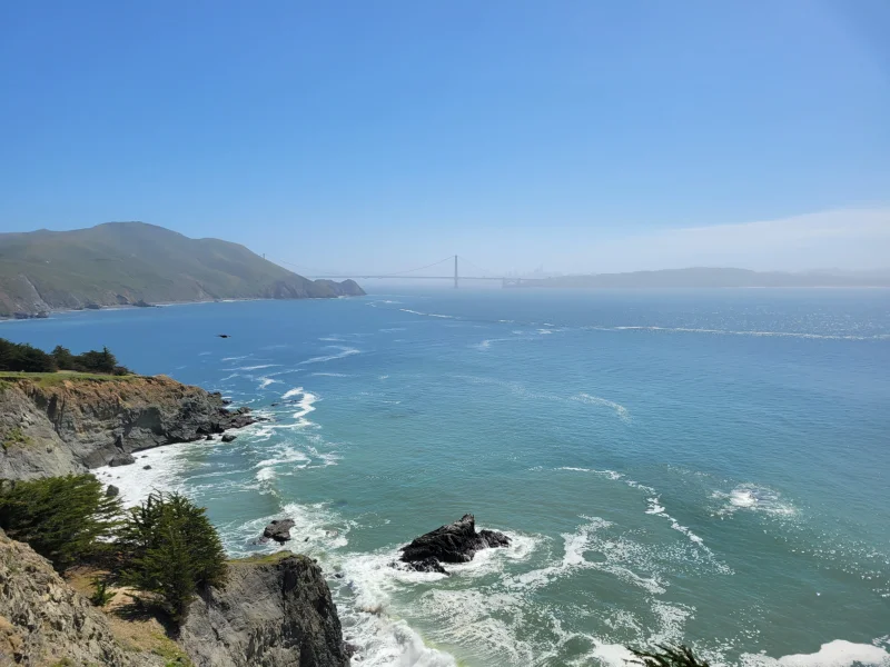 View of the Golden Gate from the Marin Headlands